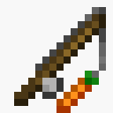 Удочка с морковью — предмет Minecraft