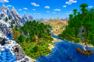Все биомы Minecraft — лес, пустыня, снег и джунгли