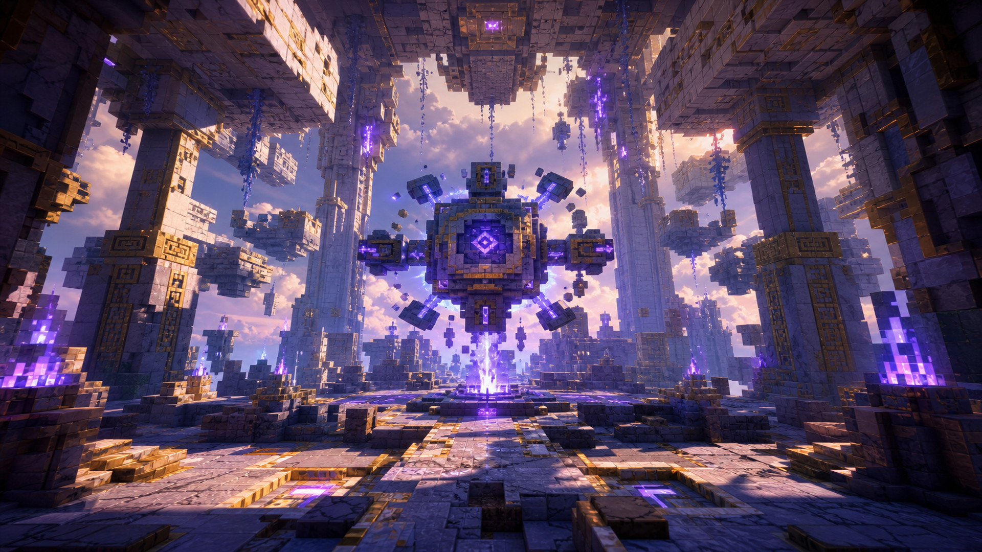 Древняя арена босса в небесном измерении Aether Legends