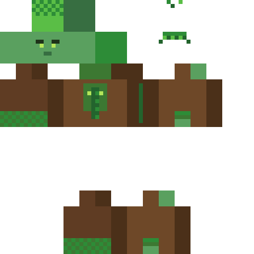 Превью скина друида Minecraft
