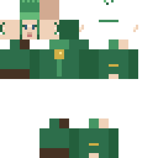 Превью скина эльфа Minecraft