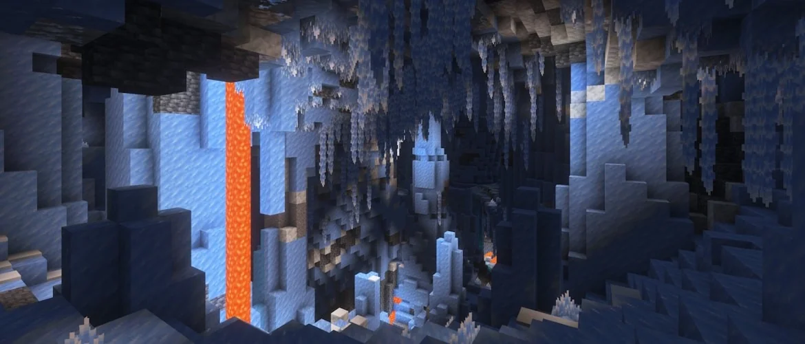 Ледяные пещеры и моб Frostbite в Minecraft Preview 26.60.29