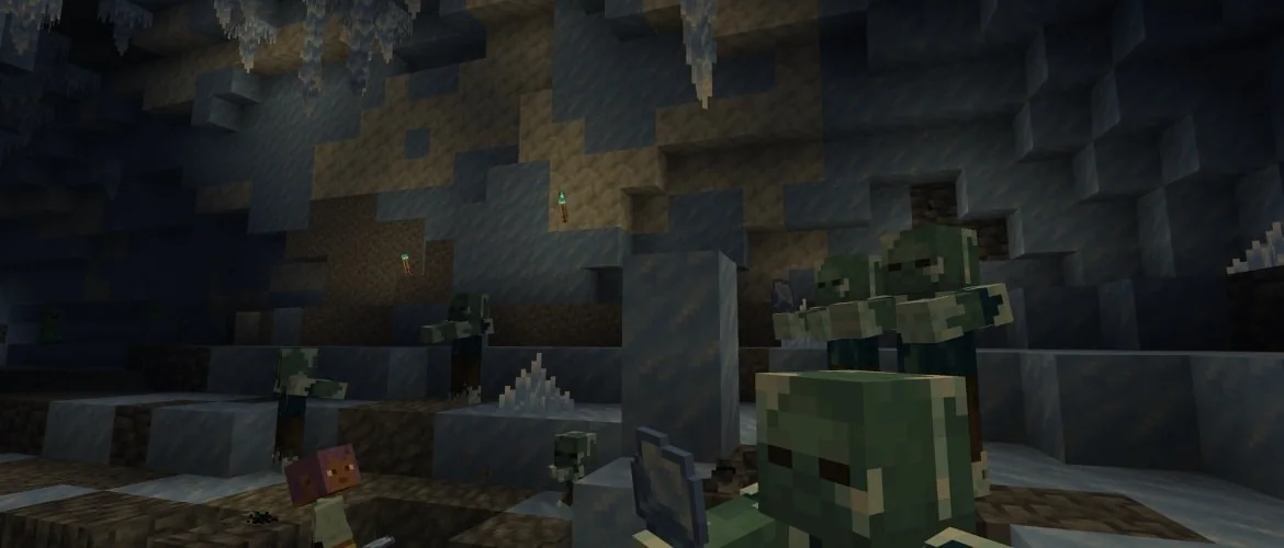 Ледяные пещеры и моб Frostbite в Minecraft 26.4 Snapshot 3